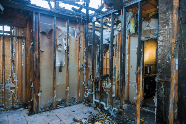 Professional Fire Damage Assessment technician working in Bridgeport, PA